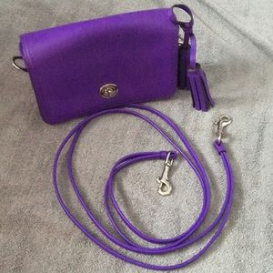 🚫SOLD🚫 Purple coach purse with detachable straps